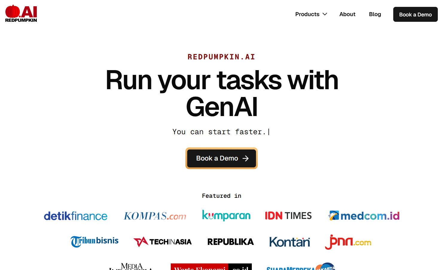 Redpumpkin.AI Website